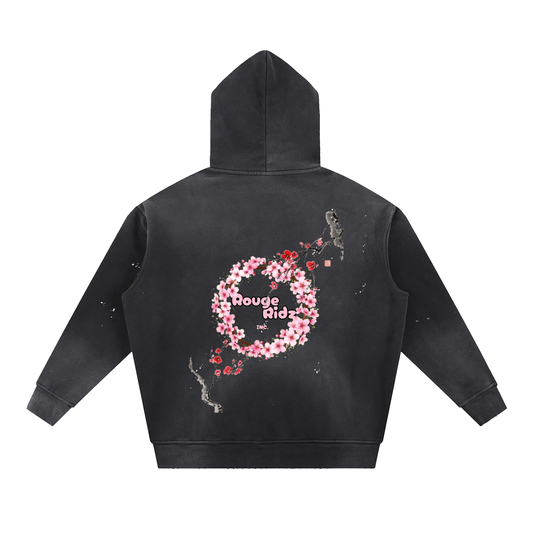 "Cherry Blossom" Vintage Washed Hoodie