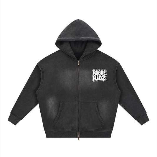 Rogue Ridz Zipper Boxy Hoodie