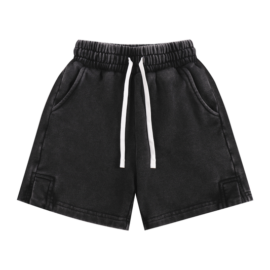 "No Fear. No Limits." Washed Shorts